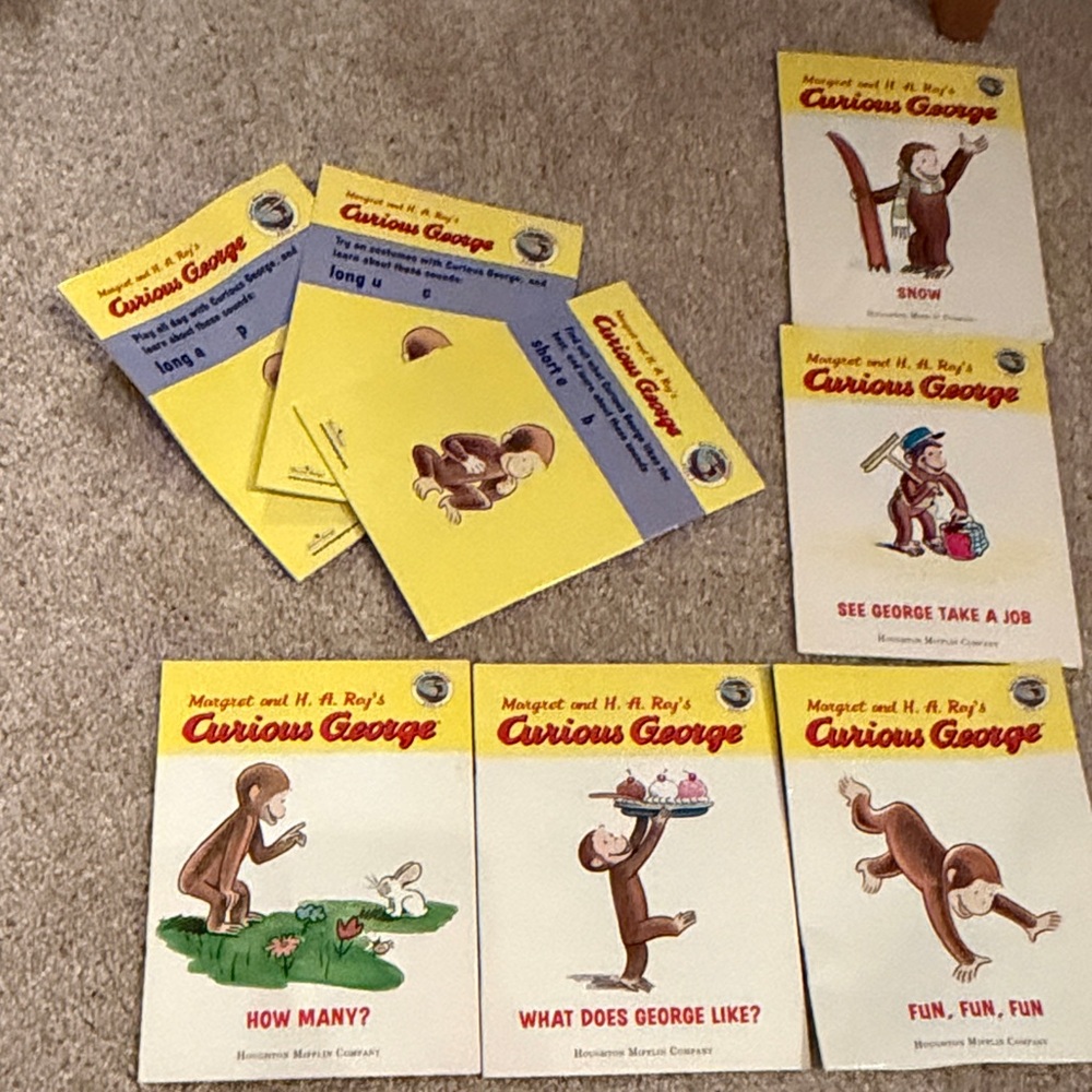 Curious George Set Of 8 Book set